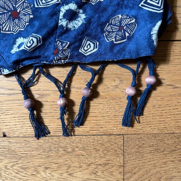 VTG Stefano International Women Vest SZ 26/28 Fringe Beads Art to Wear Abstract - Picture 5 of 10